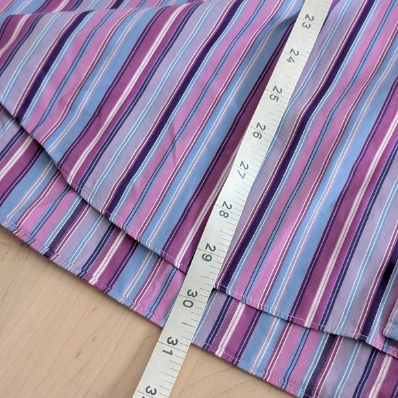 🦈Paul & Shark Purple and Blue Casual Button Down Shirt🇮🇹 - Picture 12 of 13